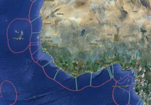 Der Golf von Guinea und angrenzende Seegebiete