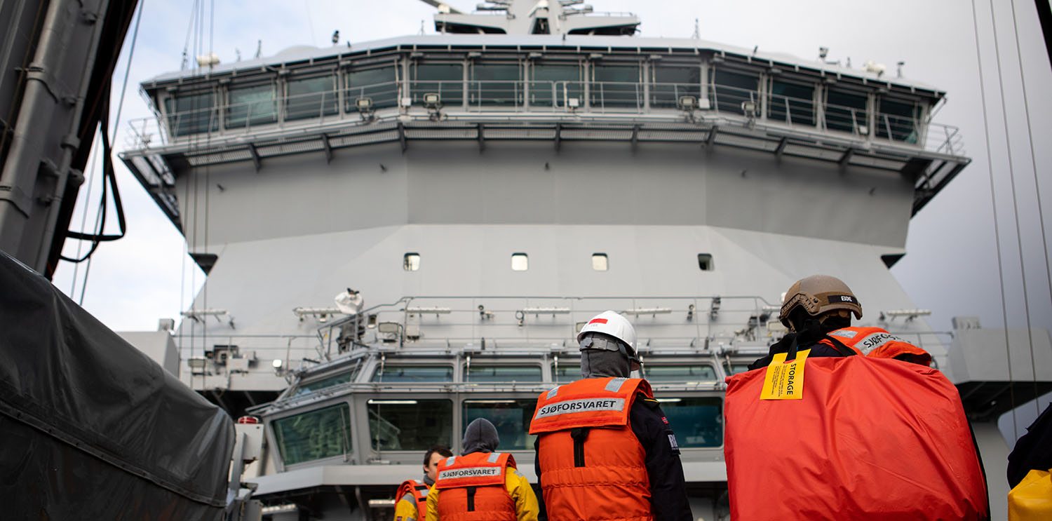 Vorbereitungen zum RAS auf der Maud