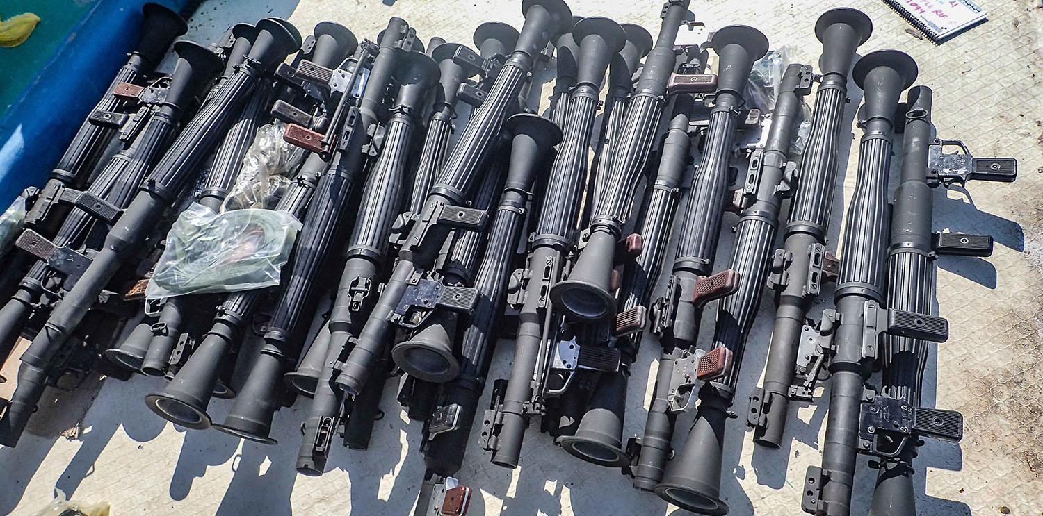 Beschlagnahmte Waffen