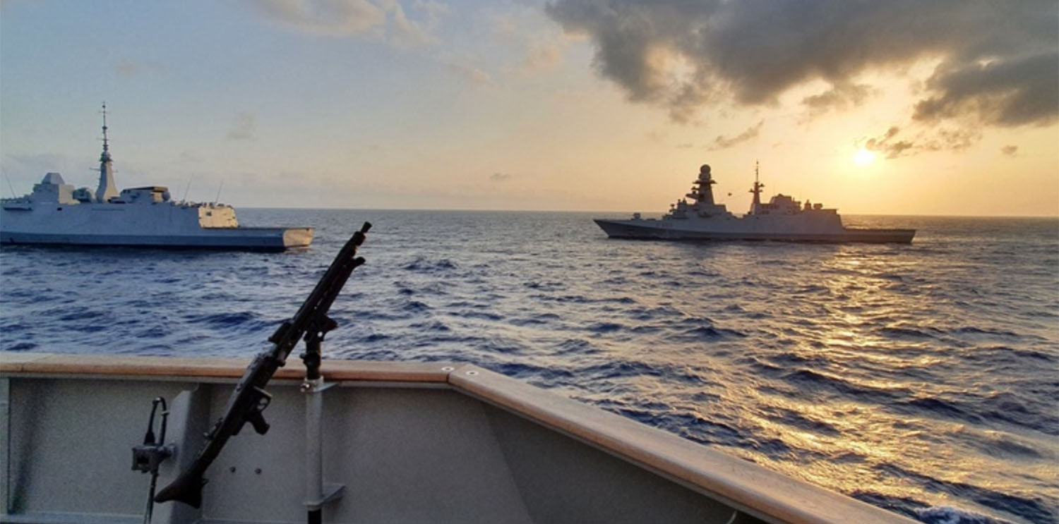 Italienische und französische Fremm-Fregatten