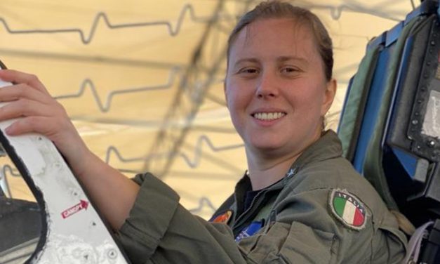First female jet pilot in the Italian Navy