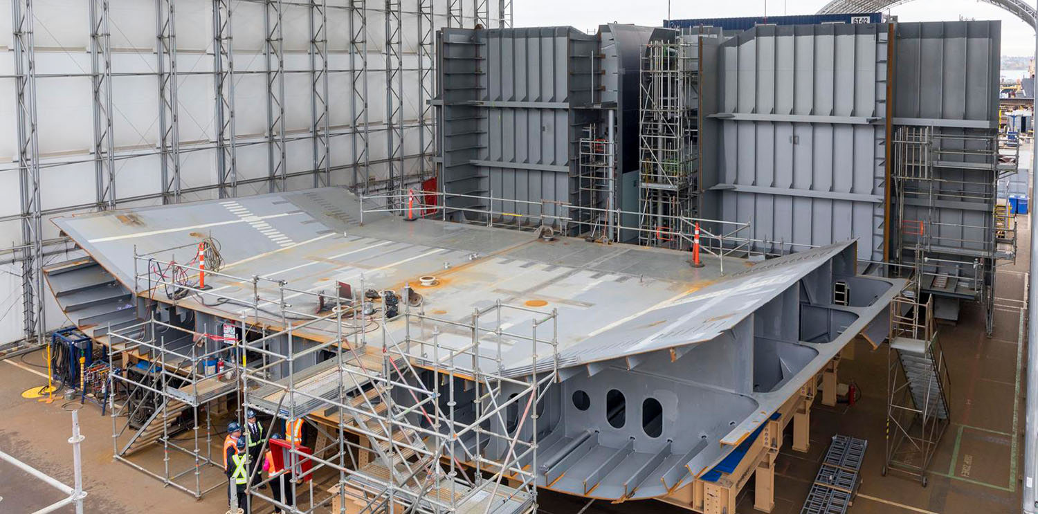 Arbeiten am Rumpf 2019