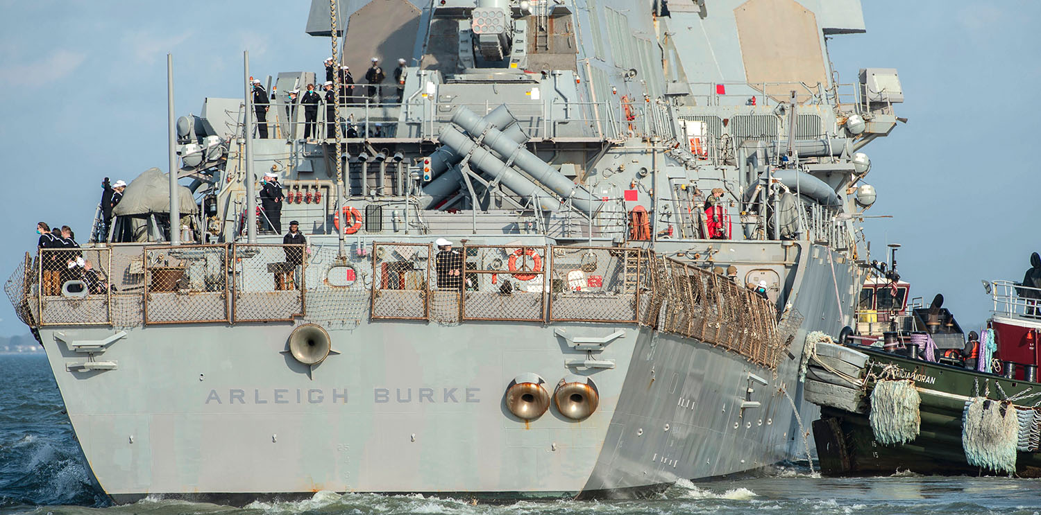 Letzer Gruß der Besatzung zum Abschied