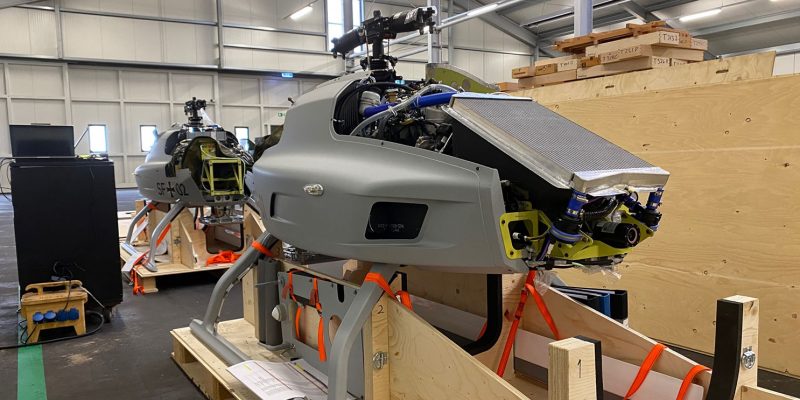 Blick in das Innere des Sea Falcons