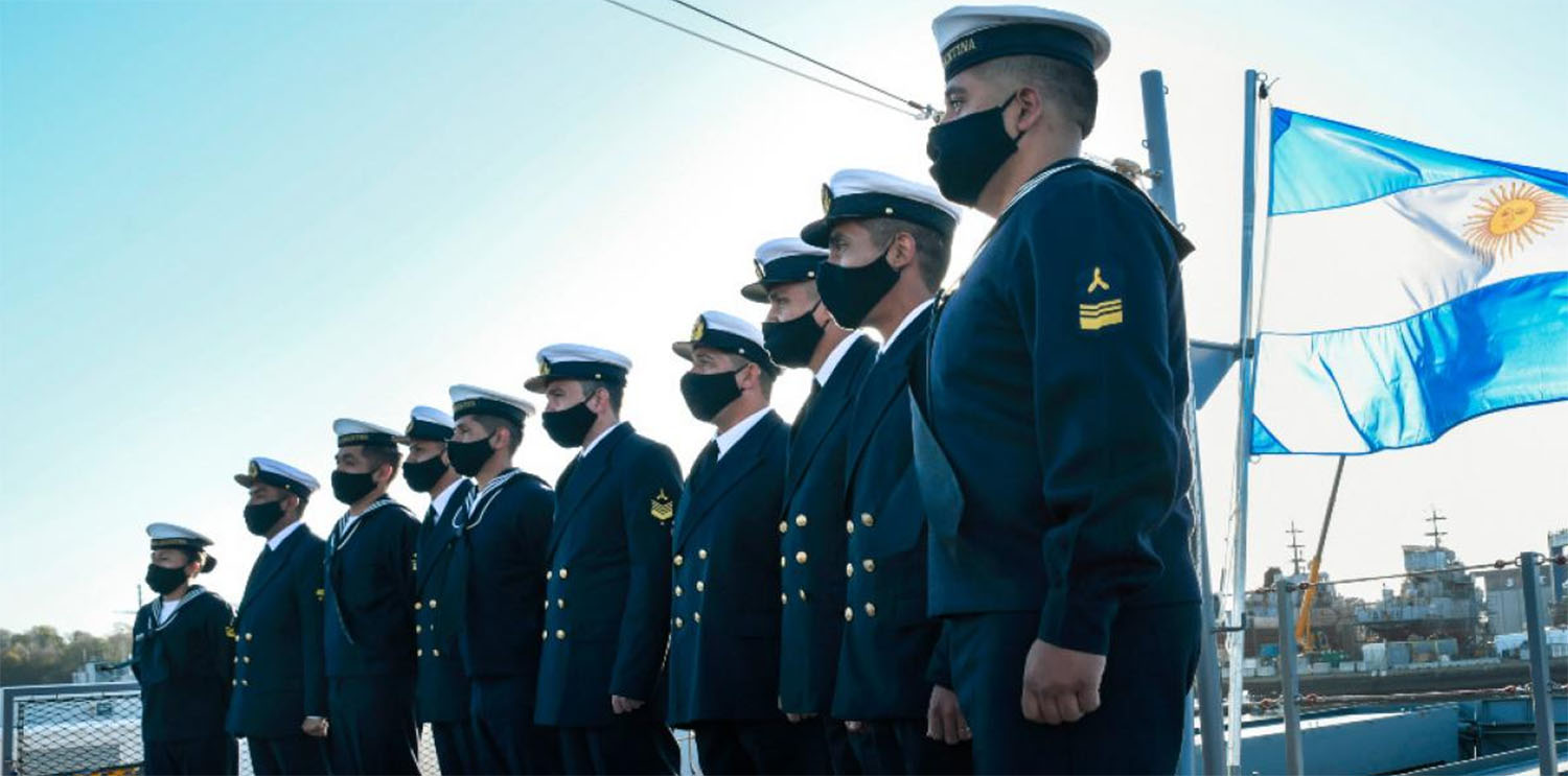 The crew of the ARA Piedrabuena is ready for commissioning