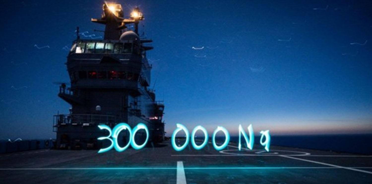 300 000 Seemeilen hat die Dixmude bislang zurückgelegt