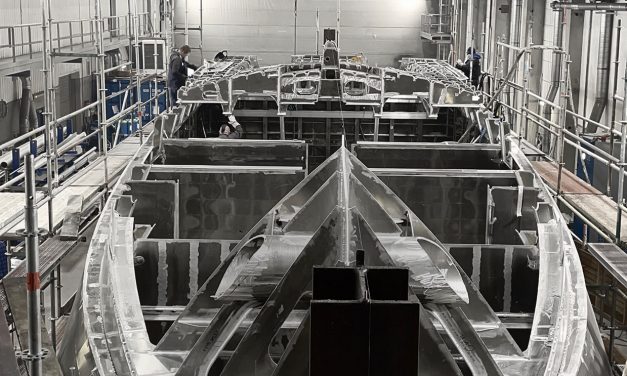 Kiellegung bei Tamsen