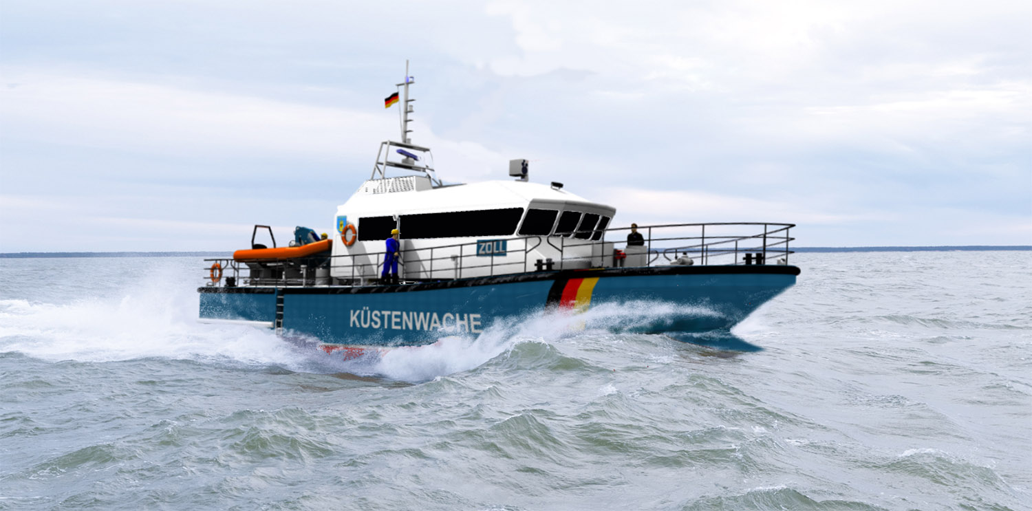 Bei 23 Meter Länge besitzen die Boote einen Tiefgang von lediglich 1,2 Metern