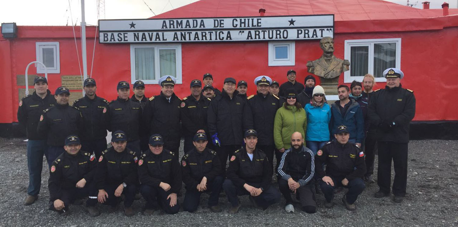 Der Standort Capitan Arturo Prat befindet sich auf Greenwich Island