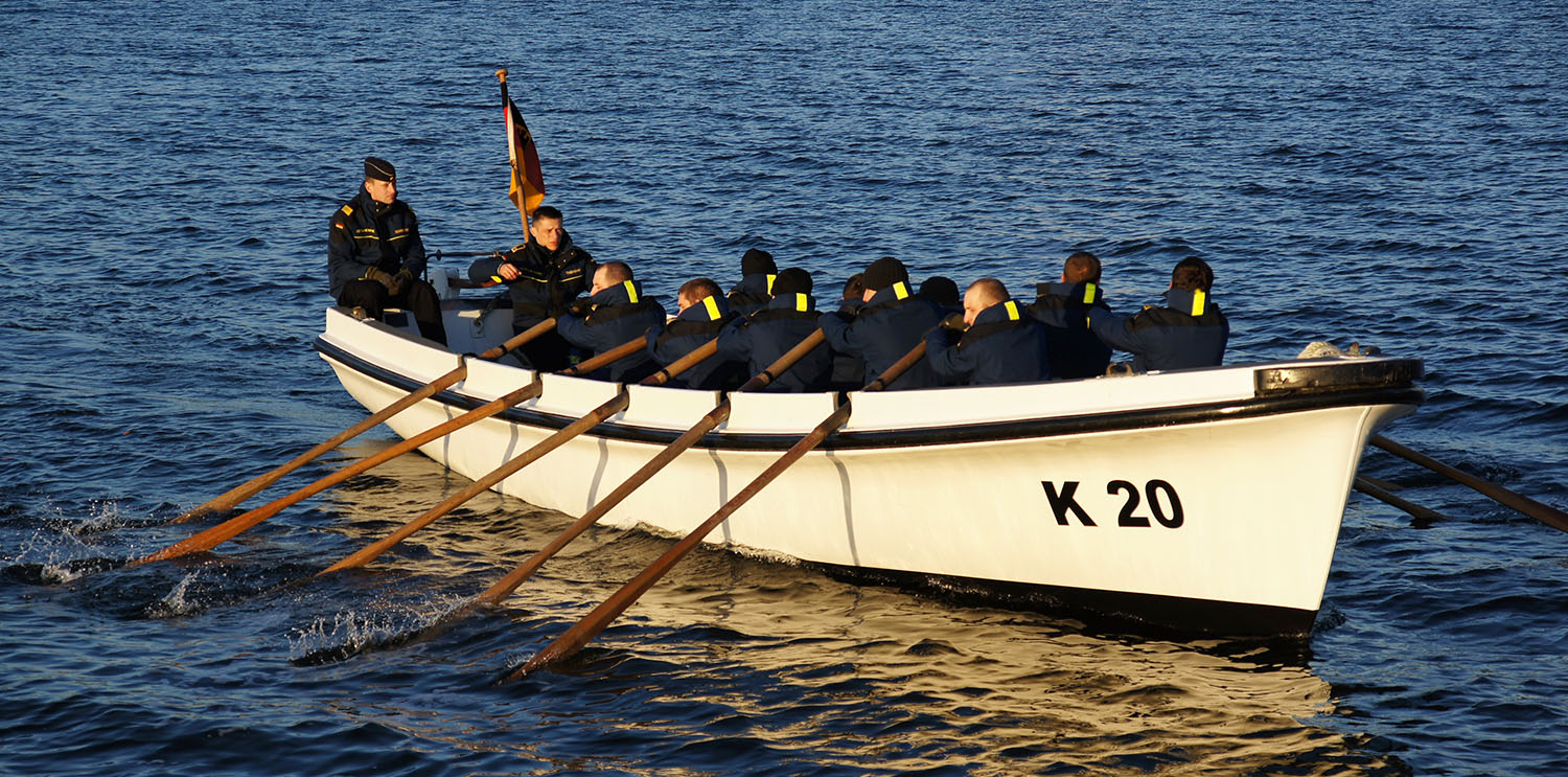 Zur modernen Ausbildung gehört auch das Kutterpullen