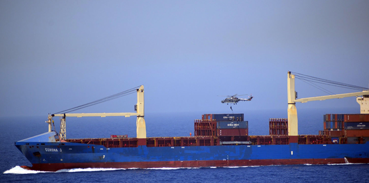 Abseilen des Boarding-Teams