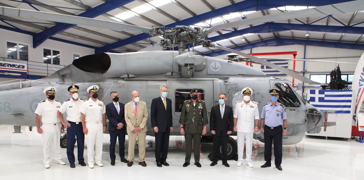 Ceremonial handover at Aeroservices