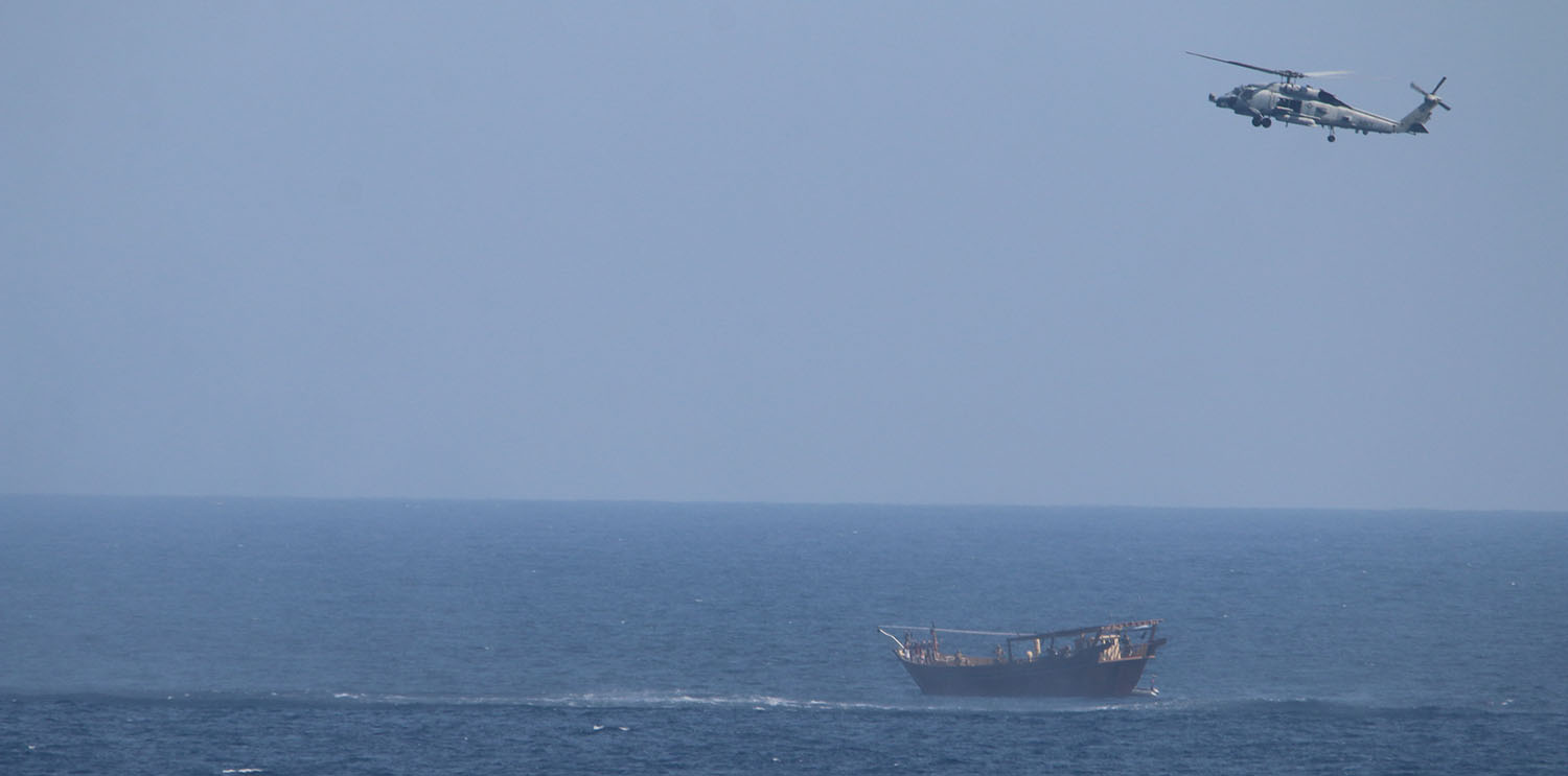 Boarding der verdächtigen Dau