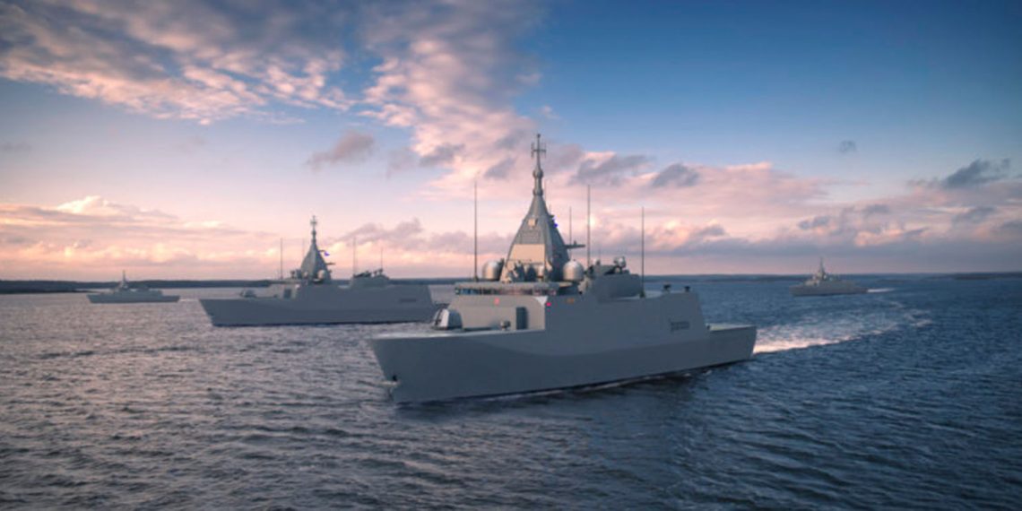 Designstudie zu den Mehrzweckkorvetten der POHJANMAA-Klasse