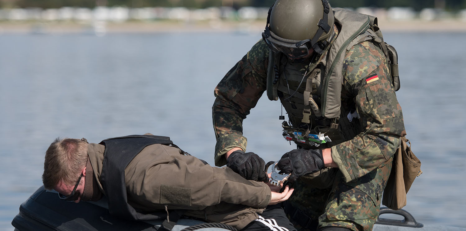 Training der Bordeinsatzkompanie