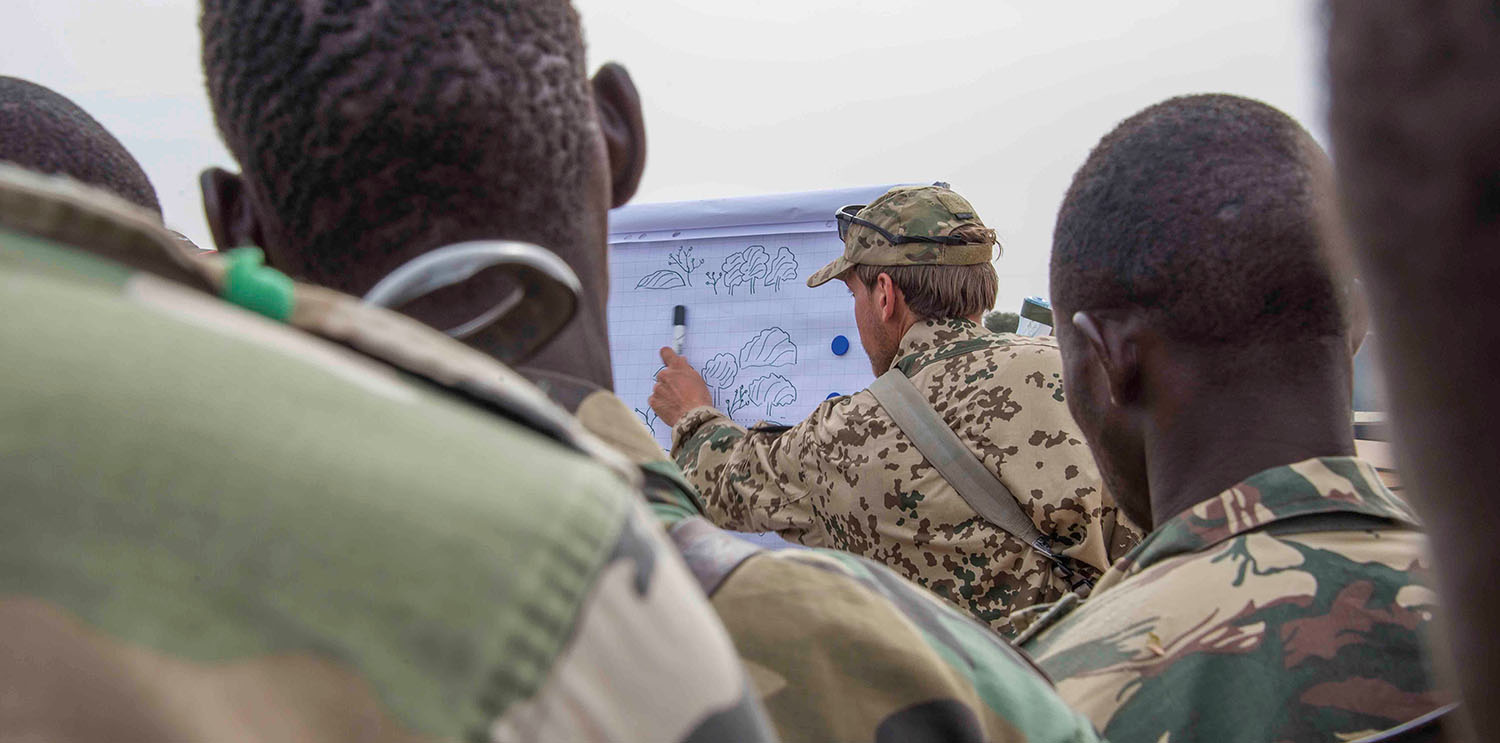 Einweisung in den Ausbildungsabschnitt Bewegen im Trupp