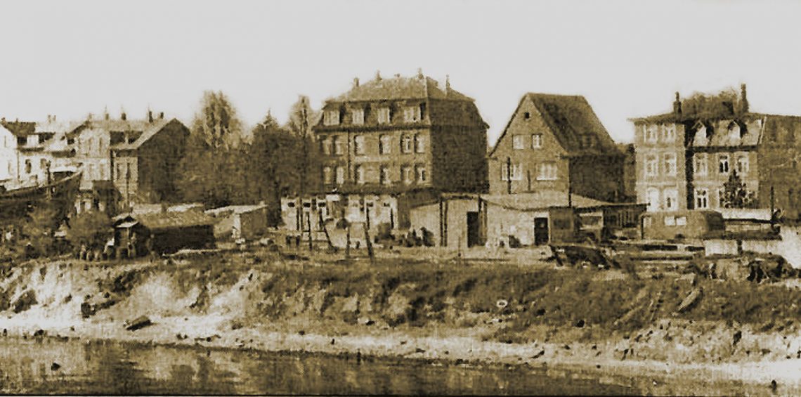 Die Werft gegen Ende des Zweiten Weltkriegs