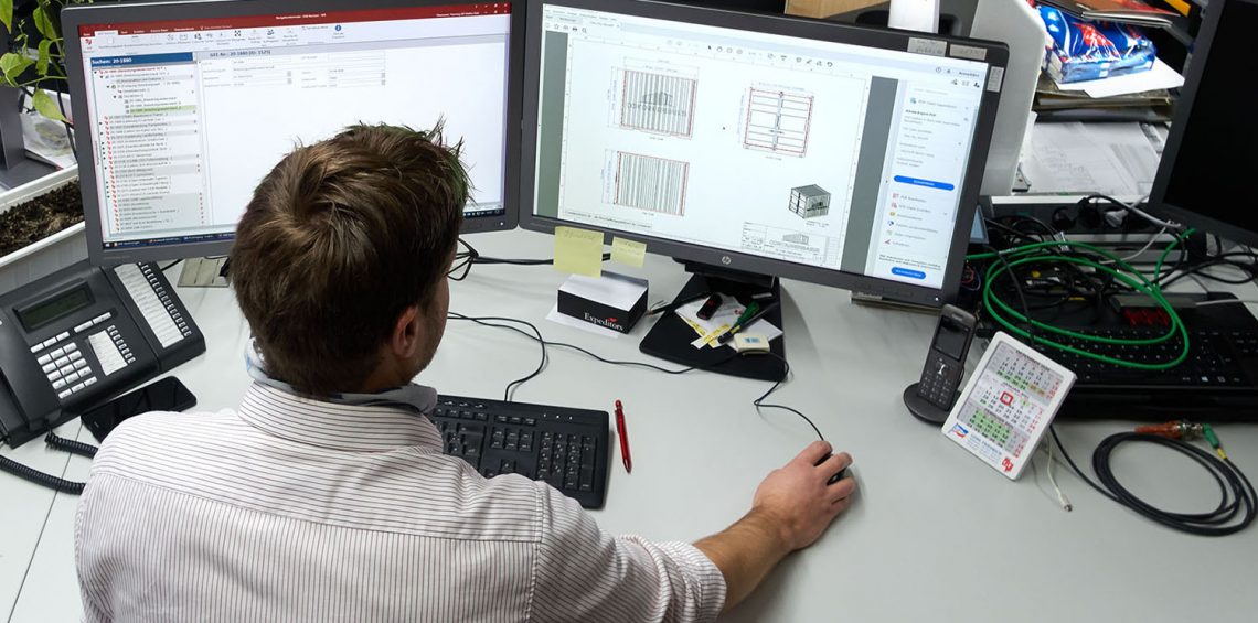 Dank einer leistungsfähigen IT-Umgebung können Konstruktionen schnell erstellt werden