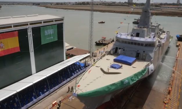 Launching of the fourth corvette for Saudi Arabia
