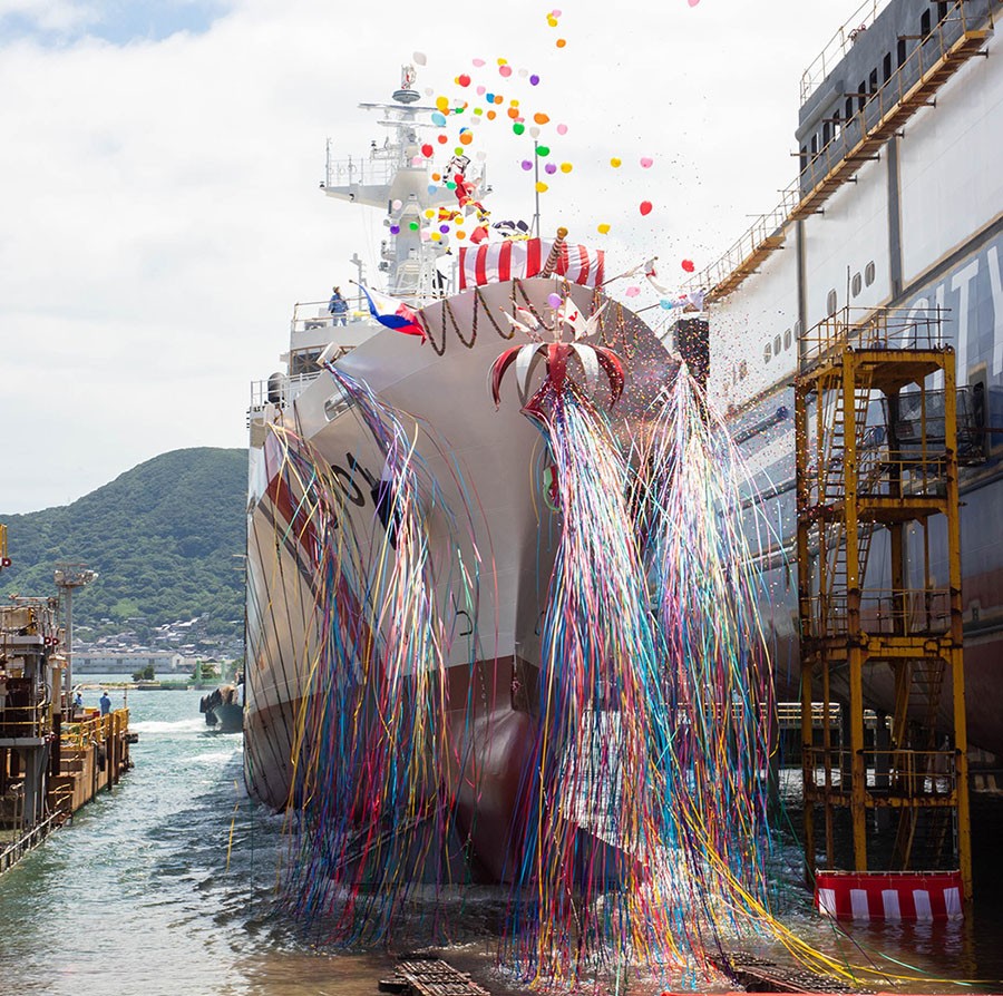 Launch of the first MRRV at Mitsubishi