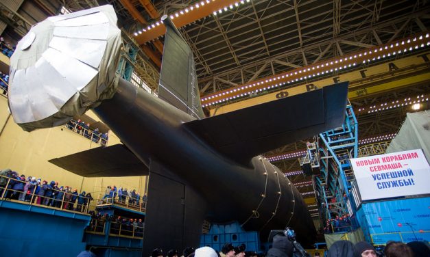 Russian submarine awaits launch