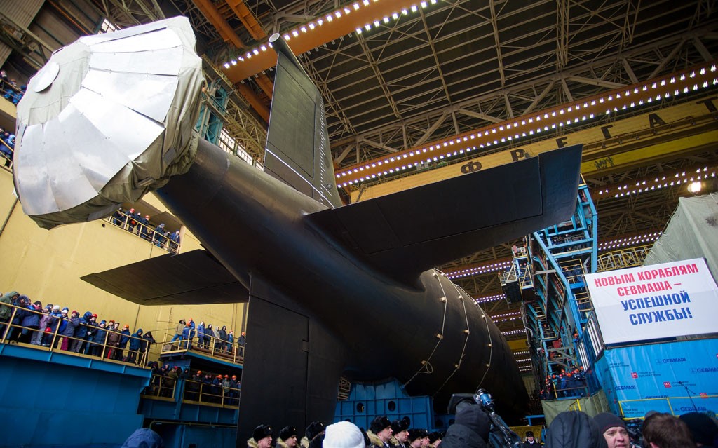 Jasen-M class in the shipyard