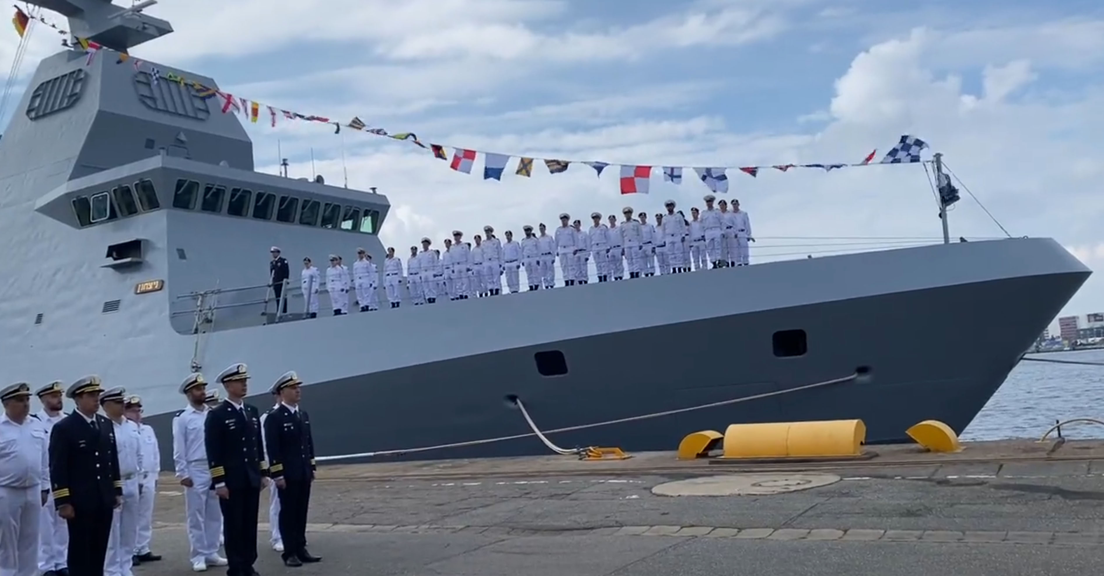 Festively decorated and ready for handover