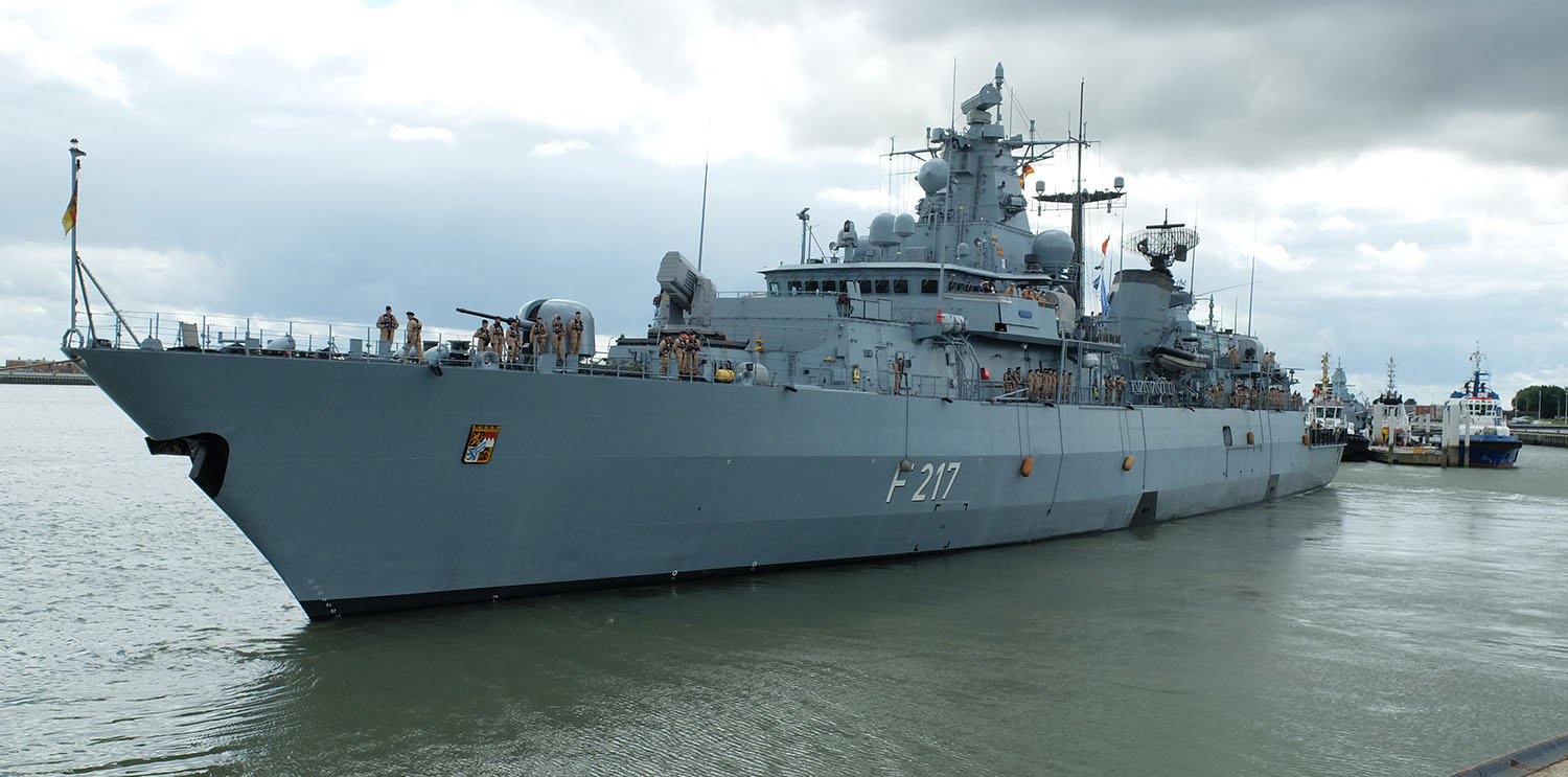 Departure of the Bavarians in Wilhelmshaven