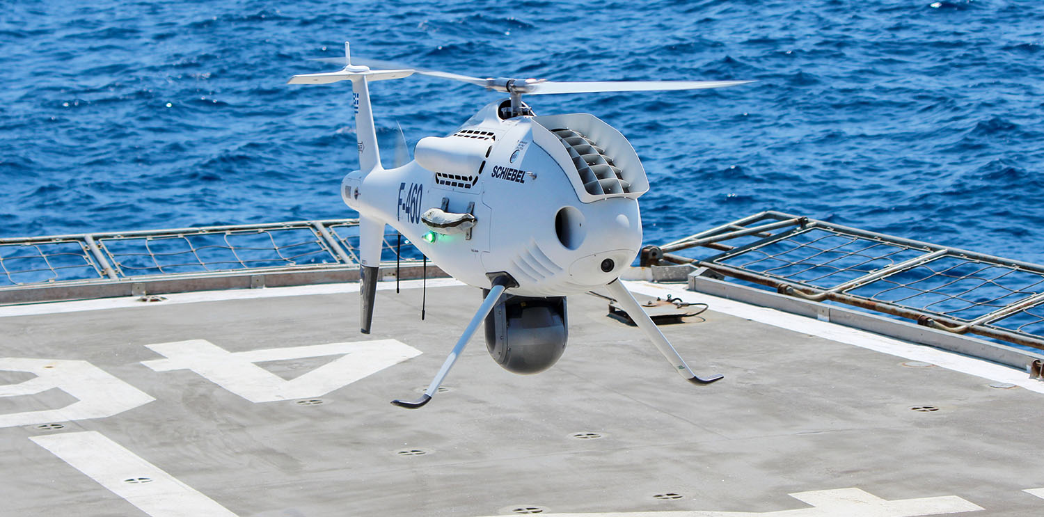 Tests an Bord der Fregatte Aigaion