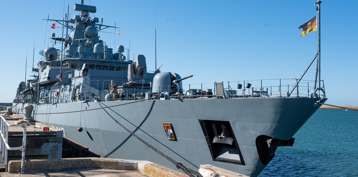 Frigate Bayern in Rota