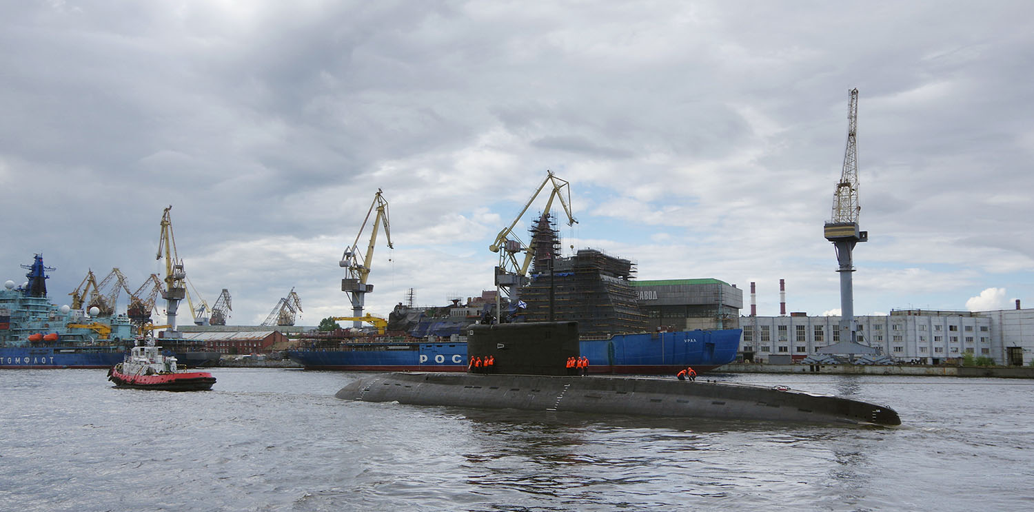 The Magadan is due to be handed over to the Russian Navy in a few weeks' time