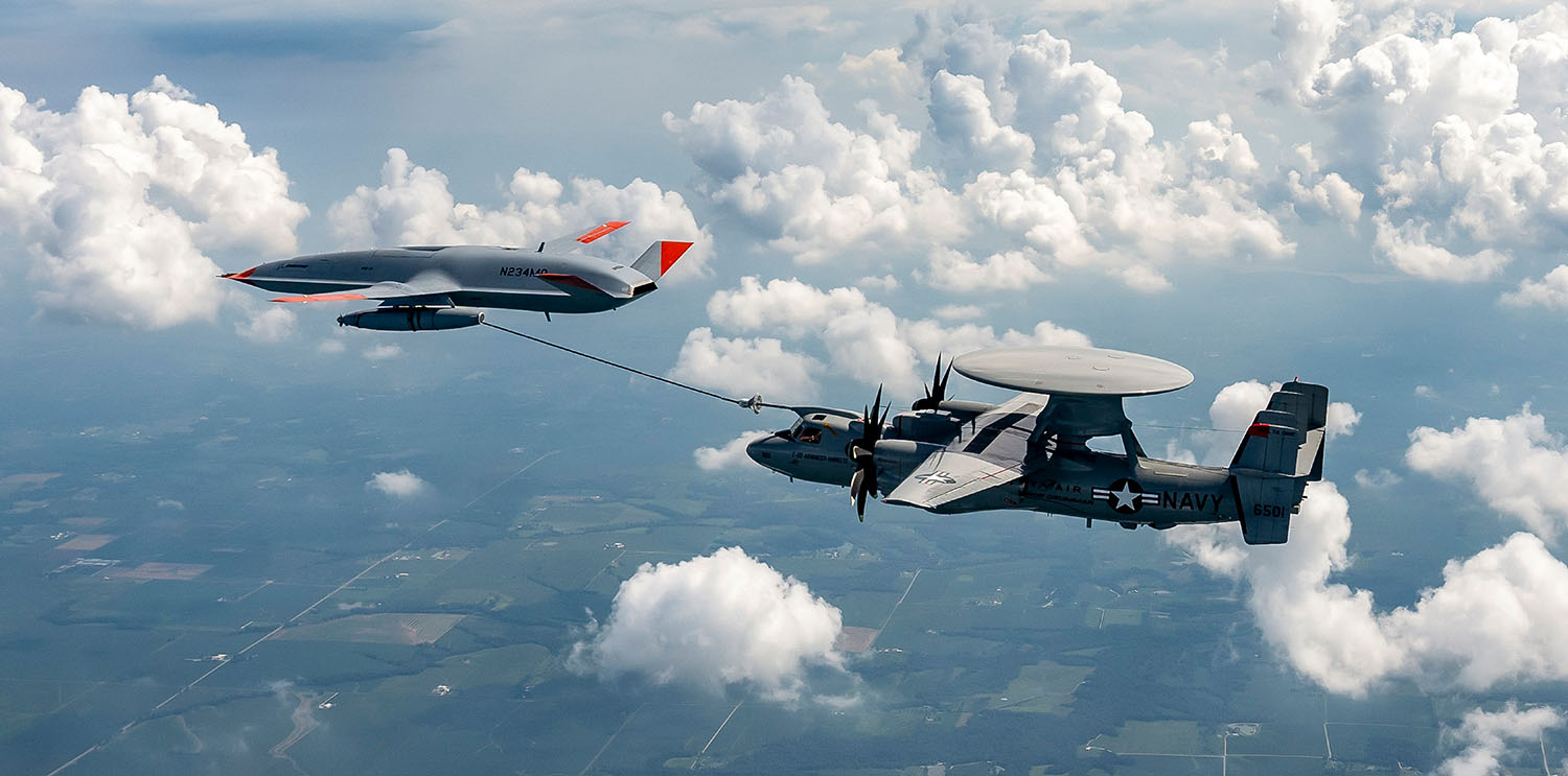 Luftbetankung durch die MQ-25 T1