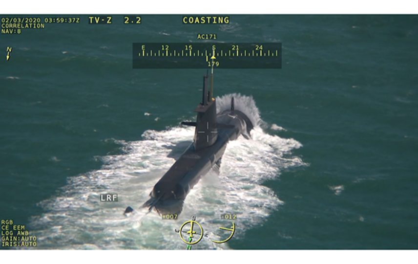 Beispielaufnahme des Sensors