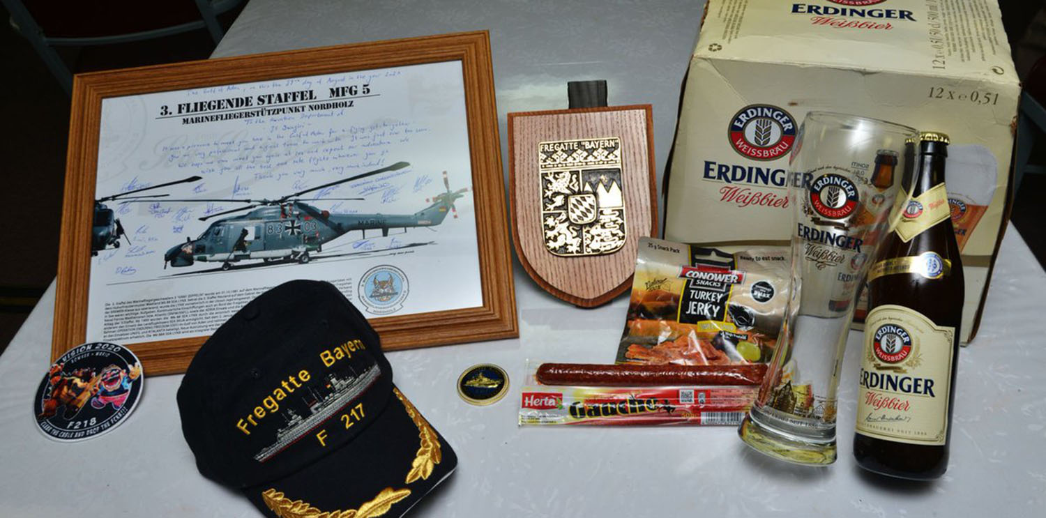 Grüße aus Deutschland mit Bier, Gaucho und Turkey Jerkey