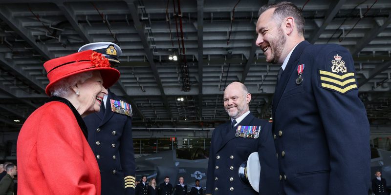 In conversation with crew members