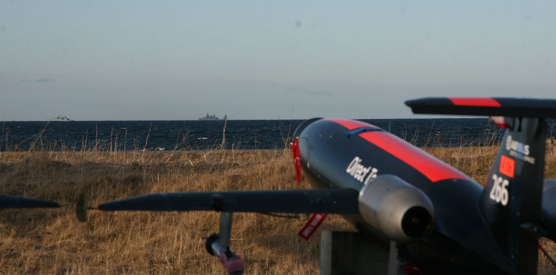 Zieldrohne von Airbus vor dem Start