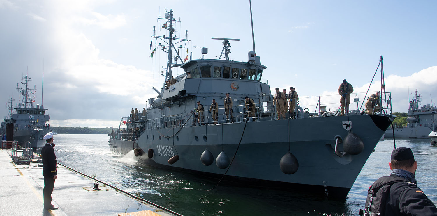 Minenjagdboot Fulda in Kiel