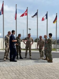 Stabsmitglieder von Deu Marfor während der Übung Baltops