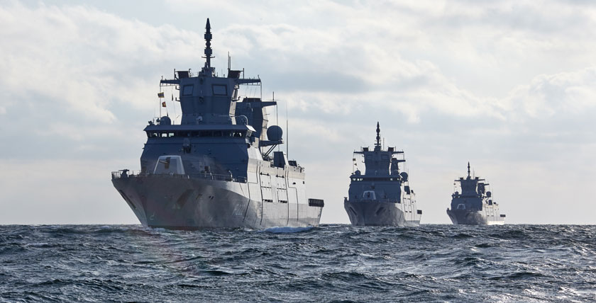 Vier Fregatten der Klasse 125 ersetzen acht Schiffe der Klasse 122. Über drei Einheiten verfügt die Marine bereits