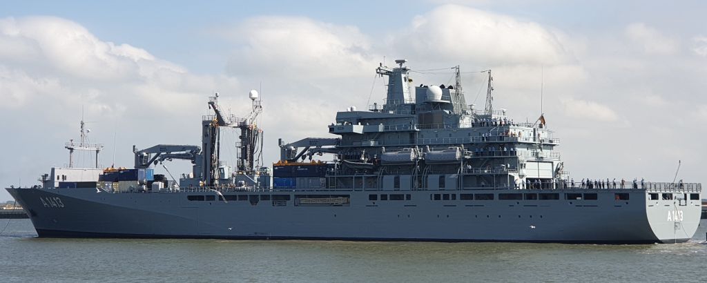 EGV BONN leaves WilhelmshavenPhoto: Mergener