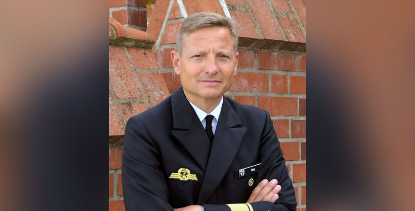 Commander at the Naval Academy Mürwik Fltadm Abry Photo: MSM