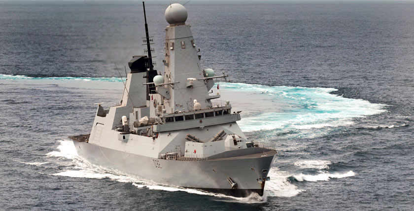 Rolls-Royce is supplying mtu Series 4000 diesel gensets to BAE Systems for the modernisation of all six Type 45 vessels of the British Royal Navy. Photo: UK MOD/Crown