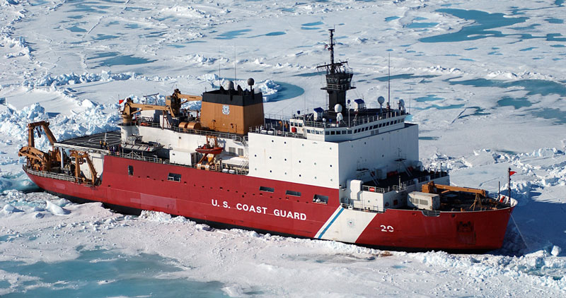 USCGC Healy ist der grösste Eisbrecher der USA. Foto: US Coast Guard