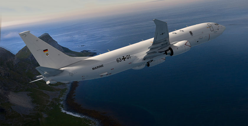 Seefernaufklärer P-8A Poseidon der Deutschen Marine. Grafik: Boeing