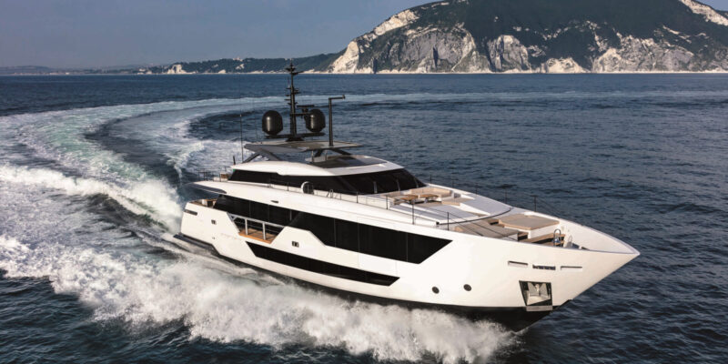 The Custom Line 106 yacht from Ferretti