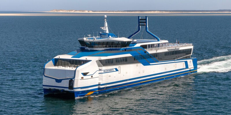 The new mtu Series 4000 gas engines are already powering two ferries operated by Dutch shipping company Doeksen in the specially protected Wadden Sea. Photo: mtu-solutions.com