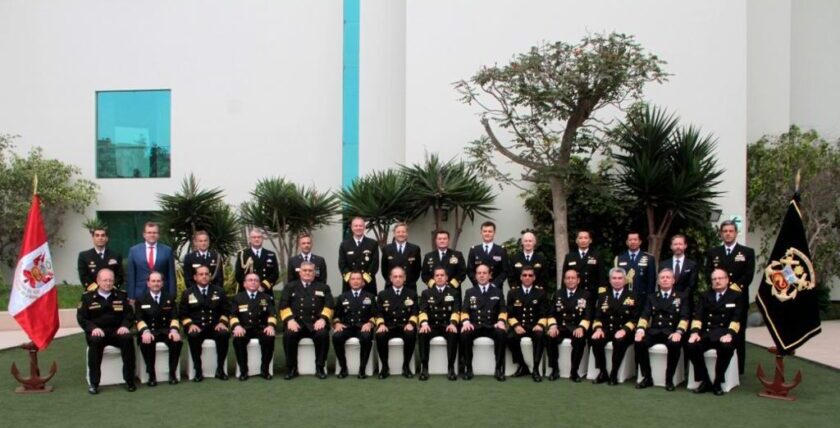 Teilnehmer des UNITAS Seapower-Symposiums in Callao, Peru, 27.09.2021 Foto: U.S. Navy / Mitch Meppelink