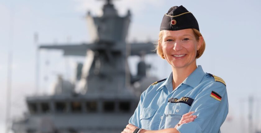 First female commander of a corvette crew, photo: PIZ Marine