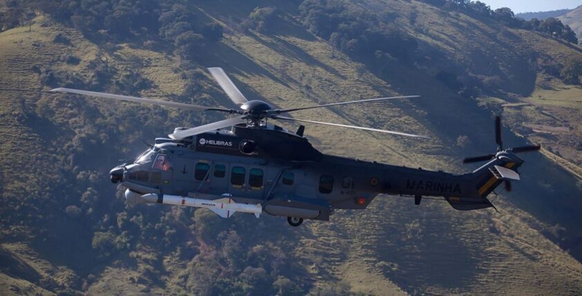 Erster Kampfhubschrauber H225M an brasilianische Marine ausgeliefert. Foto: Helibras