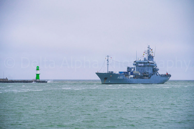 Tender Elbe wieder im Heimathafen Warnemünde. Foto: Daniel Angres